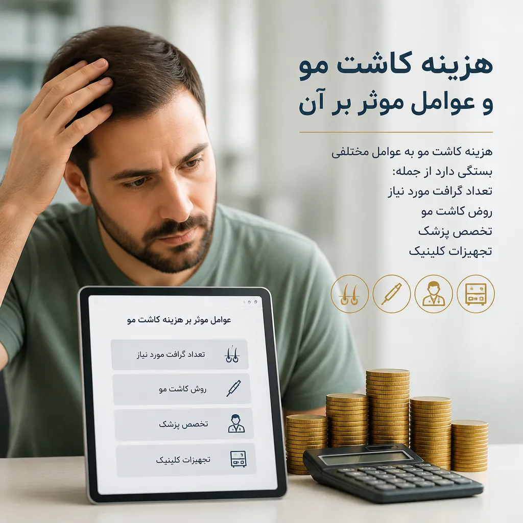 هزینه کاشت مو و عوامل موثر بر آن