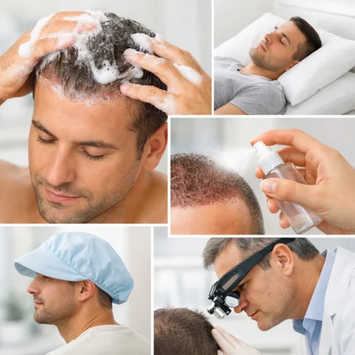 تأثیر مراقبت های بعد از کاشت مو بر نتیجه نهایی