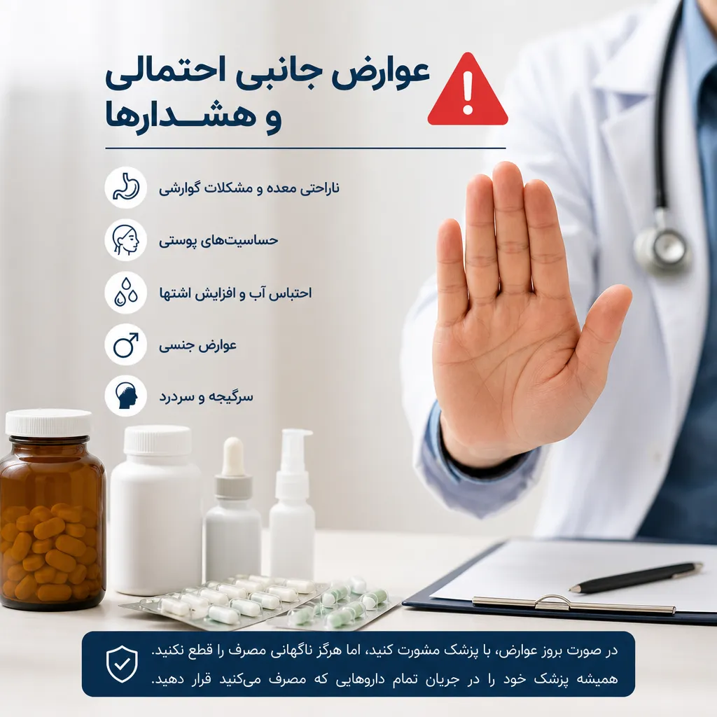 چه داروهایی بعد از کاشت مو تجویز میشوند و چرا؟ 4 عوارض جانبی احتمالی و هشدارها