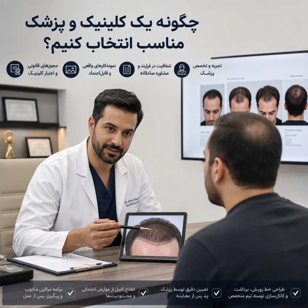 چگونه یک کلینیک و پزشک مناسب انتخاب کنیم؟