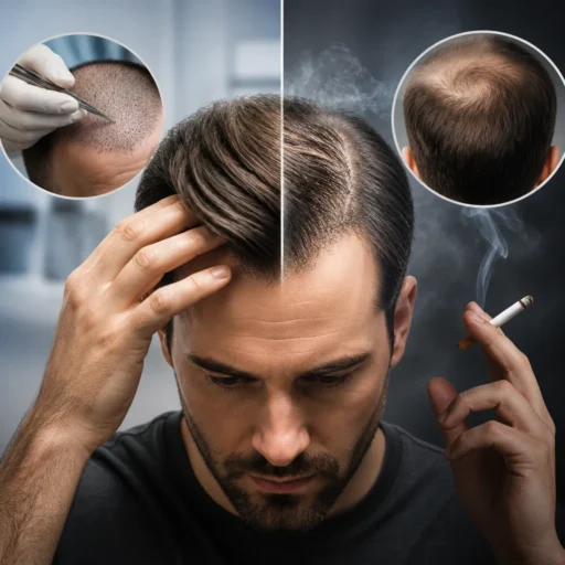 تأثیر سیگار بر کاشت مو
